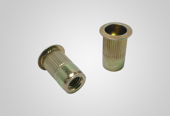 M6-1.00 Thread Size, 18 mm Overall Lg, Rivet Nut - 33JF22